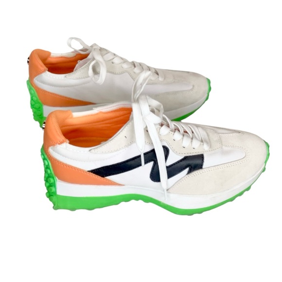 Steve Madden Campo Sneaker in White/Multi - Picture 3 of 11